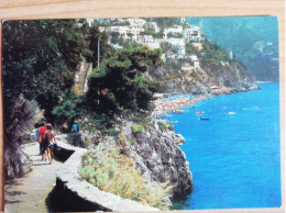 CARTOLINA ITALIA 1986 SALERNO POSITANO PANORAMA  Italy Postcard ITALIEN Ansichtskarten - Salerno