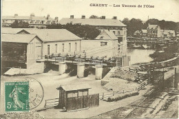 02  CHAUNY - LES VANNES DE L' OISE (légèrement Décollée) (ref 0005) - Chauny