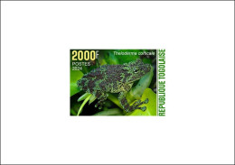 TOGO 2024 DELUXE PROOF - CAMOUFLAGE - FROG FROGS GRENOUILLE GRENOUILLES AMPHIBIANS AMPHIBIENS - Frogs