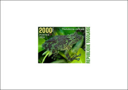 TOGO 2024 DELUXE PROOF - CAMOUFLAGE - FROG FROGS GRENOUILLE GRENOUILLES AMPHIBIANS AMPHIBIENS - Kikkers