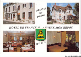 CAR-AAYP5-36-0305 - VARENNES--SUR-FOUZON - HOTEL DE FRANCE - ANNEXE MON REPOS - Andere & Zonder Classificatie