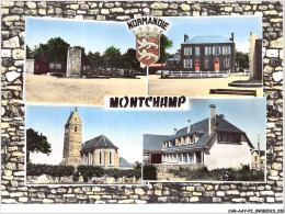 CAR-AAYP2-14-0080 - MONTCHAMP - Le Monument - La Mairie - L'eglise - Le Groupe Scolaire - Sonstige & Ohne Zuordnung