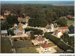 CAR-AAYP10-95-0727 - BOUFFEMONT - Vue Aerienne Sur Le Chateau Et L'eglise - Bouffémont