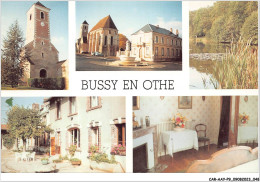 CAR-AAYP9-89-0651 - BUSSY-EN-OTHE - La Place - L'eglise - Les Etangs - Autres & Non Classés