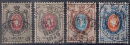 Russia 1875, Michel Nr 25x-28x, Used - Used Stamps