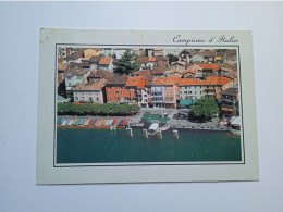 CARTOLINA 17X12 Cm. - CAMPIONE D' ITALIA (LAGO DI COMO) - VIAGGIATA - F/G - COLORI - LEGGI - Como