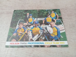 Signé SPENCER WINGRAVE Cyclisme Cycling Ciclismo Ciclista Wielrennen Radfahren TEAM NEILSON TIVOLI 1993 - Ciclismo