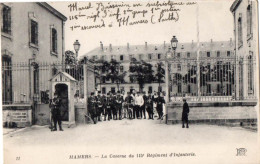 38265-ZE-72-MAMERS-La Caserne Du 115e Régiment D'Infanterie------------animée-militaires - Mamers