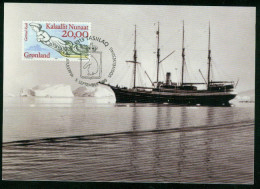 Mk Greenland Maximum Card 1996 MiNr 295 | Figureheads From Greenlandic Ships, "Gertrud Rask" #max-0062 - Cartoline Maximum