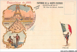 CAR-AAZP6-0476 - ITALIE - Exposition De 1900 - Andere & Zonder Classificatie