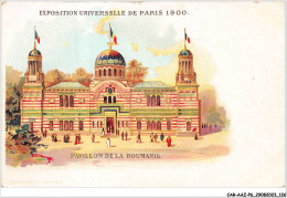 CAR-AAZP6-0470 - ROUMANIE - Exposition Universelle De Paris 1900 - Pavillon De La Roumanie  - Rumania