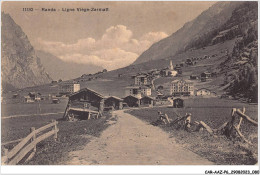 CAR-AAZP6-0447 - SUISSE - VALAIS - Randa - Ligne Viège-zermatt  - Sonstige & Ohne Zuordnung