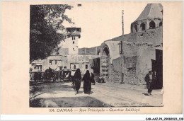 CAR-AAZP4-0319 - LIBAN - DAMAS - Rue Principale - Quartier Saléhiyé  - Liban