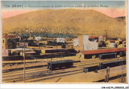 CAR-AAZP4-0310 - LIBAN - DAMAS - Vue Panoramique De Salhié Et D'une Partie De La Station Hedjaz  - Liban