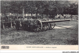 CAR-AAZP4-0255 - INDE - Armée Indio-anglaise - Artillerie Anglaise - Inde