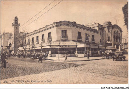 CAR-AAZP2-0156 - TUNISIE - TUNIS - Le Théçtre Et Le Café - Tunisie