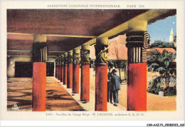 CAR-AAZP1-0081 - CONGO - Exposition Coloniale Internationale Paris 1931 - Pavillon Du Congo Belge - Altri & Non Classificati