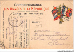CAR-AAZP10-0808 - MILITAIRE - Correspondance Des Armées De La République 1914 - Autres & Non Classés