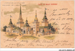 CAR-AAZP9-0678 - PUBLICITE - Pavillon De L'asie Russe - Café De Malt Kneipp - Werbepostkarten