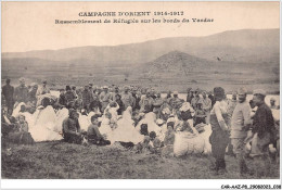 CAR-AAZP8-0586 - TURQUIE - Campagne D'orient 1914-1917 - Rasemblement Des Réfugiés Sur Les Bords Du Vardar  - Turquie