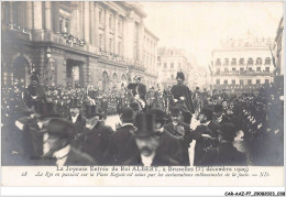 CAR-AAZP7-0521 - BELGIQUE - BRUXELLES - La Joyeuse Entrée Du Roi Albert - 23 Décembre 1909 - Fiestas, Celebraciones