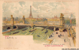 CAR-AAZP14-1135 - SYSTEME - Exposition Universelle 1900 - Le Pont D'alexandre III - Autres & Non Classés