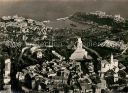 72945034 Monaco La Turbie Et La Tour D Auguste Vue Aerienne De La Principaute Mo - Otros & Sin Clasificación