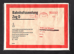 DDR.  Bahnhofssendung Mit Frei-Stempel, VGO.-Tarif. - Lettres & Documents