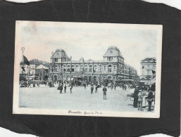 128943         Belgio,        Bruxelles,   Gare   Du  Nord,    VG   1922 - Spoorwegen, Stations