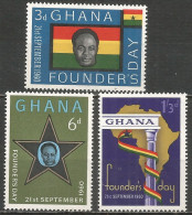 Ghana 1960 Mint Stamps MNH (**) Set  - Ghana (1957-...)