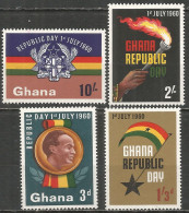 Ghana 1960 Mint Stamps MNH (**) Set  - Ghana (1957-...)