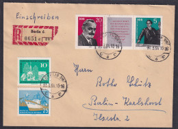 DDR. R-Brief Mit Mi.F, Mi.-Nr 893-894 U.a. - Autres & Non Classés