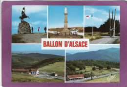 88 68  BALLON D'ALSACE Multivues La Statue équestre  De Jeanne D'Arc La Vierge Du Sommet Le Monument Des Démineurs - Autres & Non Classés