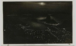 2315 -  Brésil  - RIO JANEIRO  -  NOITE  -  Rare Carte Postale Prise De Nuit En Avion - Voyagée En 1931 - Rio De Janeiro