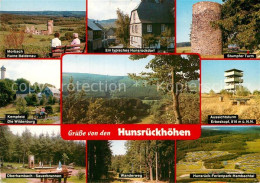 72943843 Hunsrueck Landschaftspanorama Hunsrueckhoehen Ruine Baldenau Wildenburg - A Identificar