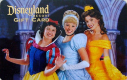 Carte Cadeau Disney USA Vide.  USA Gift Card Disney 0$ Value.  "Les Princesses".   (NEUVE - UNUSED). - Disney