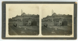 PHOTO Stéréo Format 18 X 9 Cm EGYPTE Le Caire ( Cairo ) La Citadelle - Stereoscopic