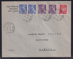 Dt.Besetzung 2.Weltkrieg Frankreich, St-Nazaire Befreierungsbrief - Besetzungen 1938-45