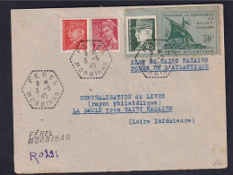 Dt.Besetzung 2.Weltkrieg Frankreich, St-Nazaire, R-Fernbrief Mi.-Nr 1 - Bezetting 1938-45