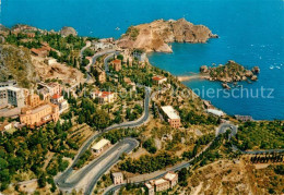 72943096 Taormina Sizilien Fliegeraufnahme Taormina - Other & Unclassified