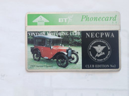 United Kingdom-(BTG-169)-Vintage Motoring Club-(2)-(468)(5units)(345D73260)(tirage-1.000)(price Cataloge-6.00£-mint - BT General Issues