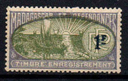 Madagascar  - Timbre D' Enregistrement 1F - Other & Unclassified
