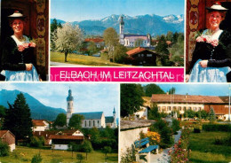 72942967 Elbach Miesbach Ortsansicht Mit Kirche Leitzachtal Alpen Damen Trachten - Andere & Zonder Classificatie