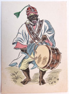 CPA Illustrateur / Collection Artistique "JHA" - Types De L'Afrique Du Nord - N° 13. Le Griot Joueur De Tambour (WI.8817 - Other & Unclassified