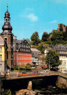 72942859 Monschau Kirche Rotes Haus Burgruine Haller Rur Monschau - Monschau