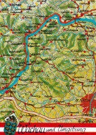 1 Map Of Austria * 1 Ansichtskarte Mit Der Landkarte - Wachau Und Umgebung * - Cartes Géographiques