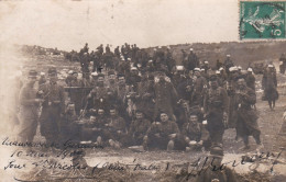 30 NÎMES - Carte Photo Manœuvre De Garnison De La 4e Cie 40e De Ligne - Pont Saint Nicolas (grande Halte) 1909 - Nîmes