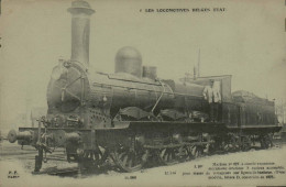 Les Locomotives Belges Etat - Machine 827 à Simple Expansion - Eisenbahnen