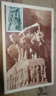 Carte ALGERIE 1952 FDC ............BOITE1.......... 411 - Storia Postale