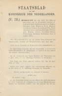 Staatsblad 1914 : Rijkstelefoonnet Rheden - Nijmegen - Lisse Enz. - Historical Documents